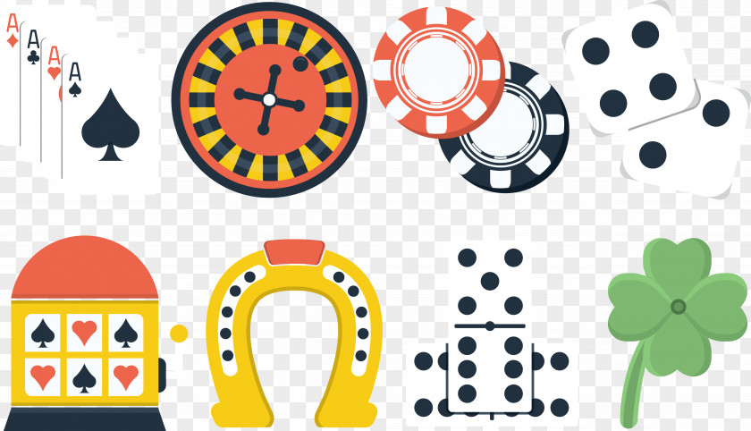 Recreational Tools For Gambling Game Clip Art PNG