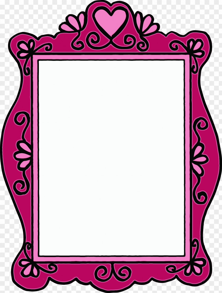 Rectangle Magenta Wood Background Frame PNG