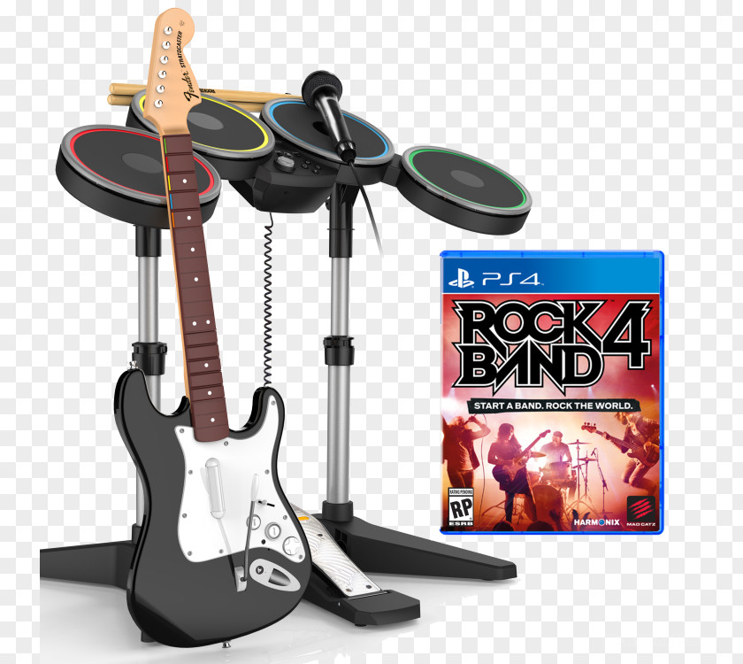 Rock Band 4 PlayStation Video Game PNG