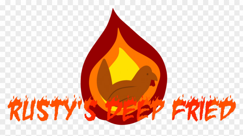 Deep Fryer Logo 4L Trophy Font PNG