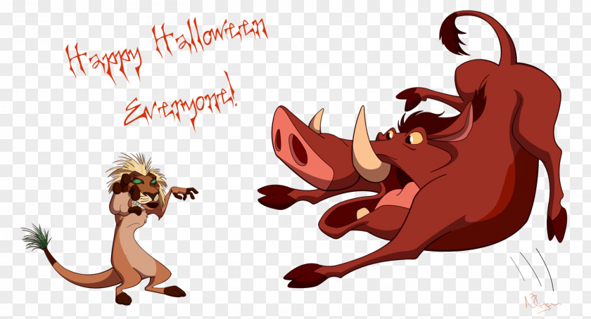 Happy Halloween Mufasa Shenzi Timon And Pumbaa The Lion King Character PNG
