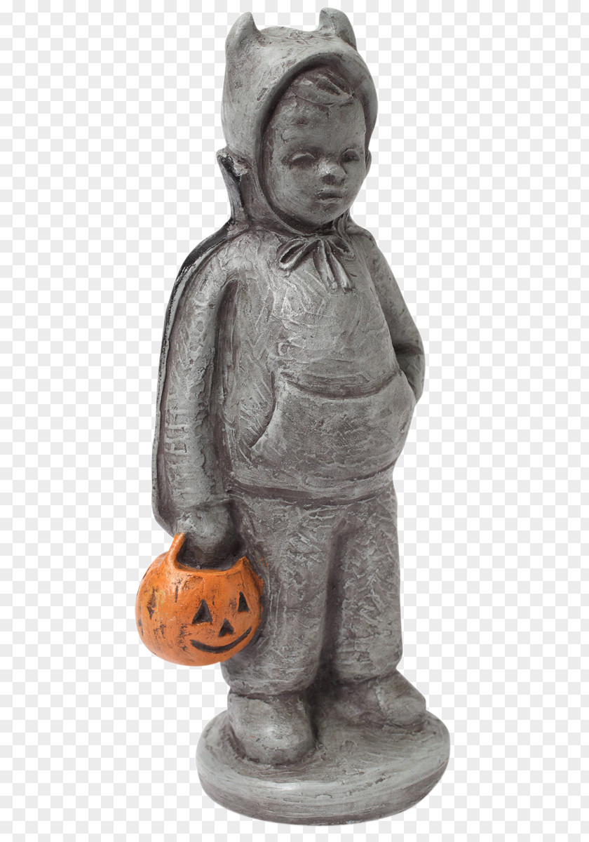 Moss Dish Garden Trick-or-treating Halloween Isabel Bloom Statue Gift PNG