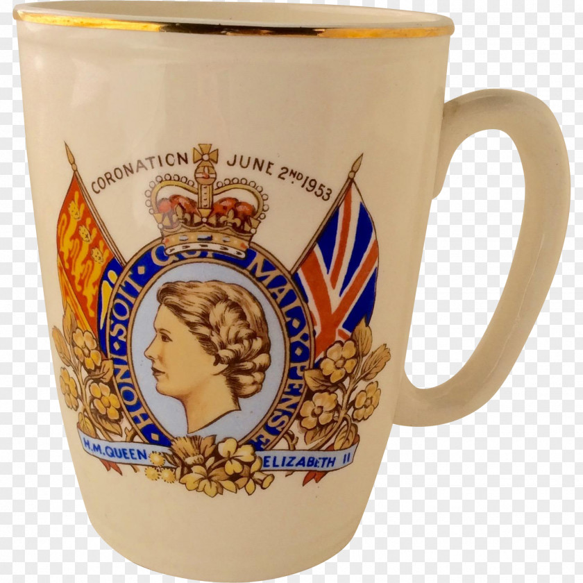 Mug Coronation Of Queen Elizabeth II King George VI And Stock Photography Ceramic PNG