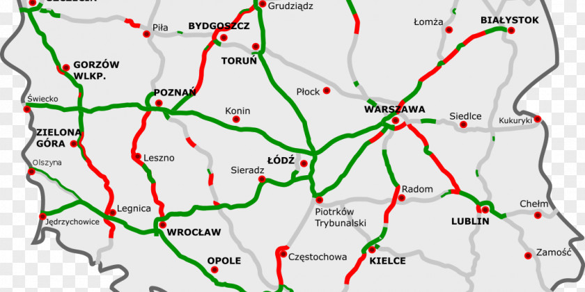 Road Highways In Poland Controlled-access Highway Autobahn PNG