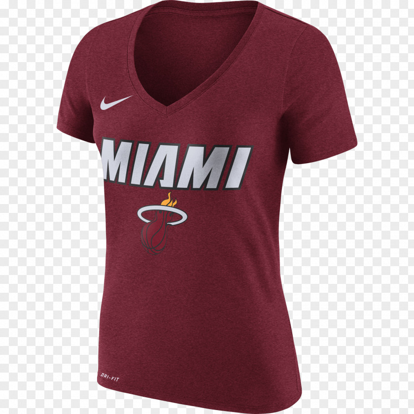 T-shirt Miami Heat Sleeve Jersey PNG