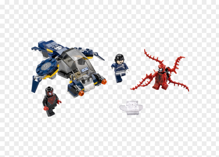 Lego Agent Carnage Marvel Super Heroes Spider-Man LEGO 76036 Carnage's SHIELD Sky Attack Minifigure PNG