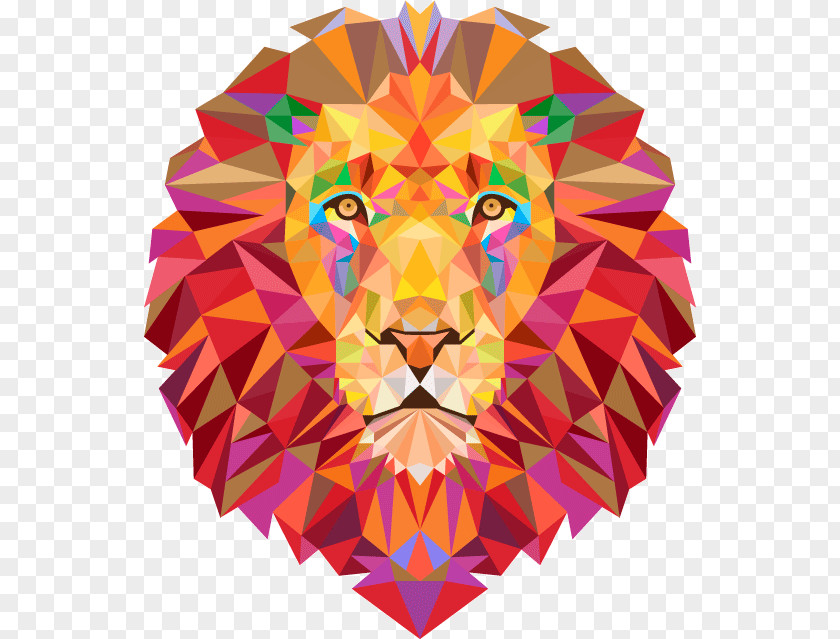 Lion Lionhead Rabbit Tiger Geometry PNG