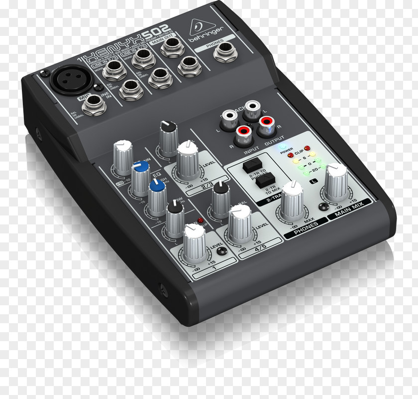 Microphone Audio Mixers Behringer Xenyx 502 302USB PNG