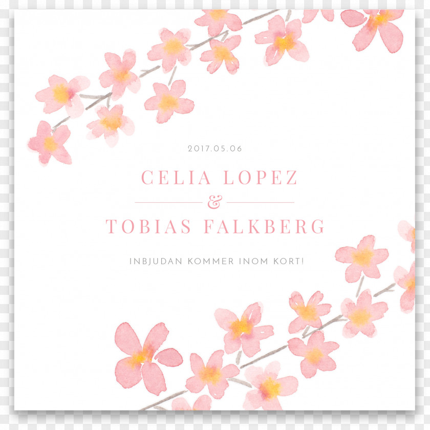 Save The Date Typo Wedding Invitation Paper Floral Design Convite PNG