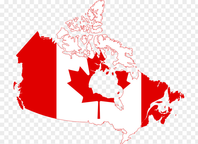 Canada Flag Of Map National PNG