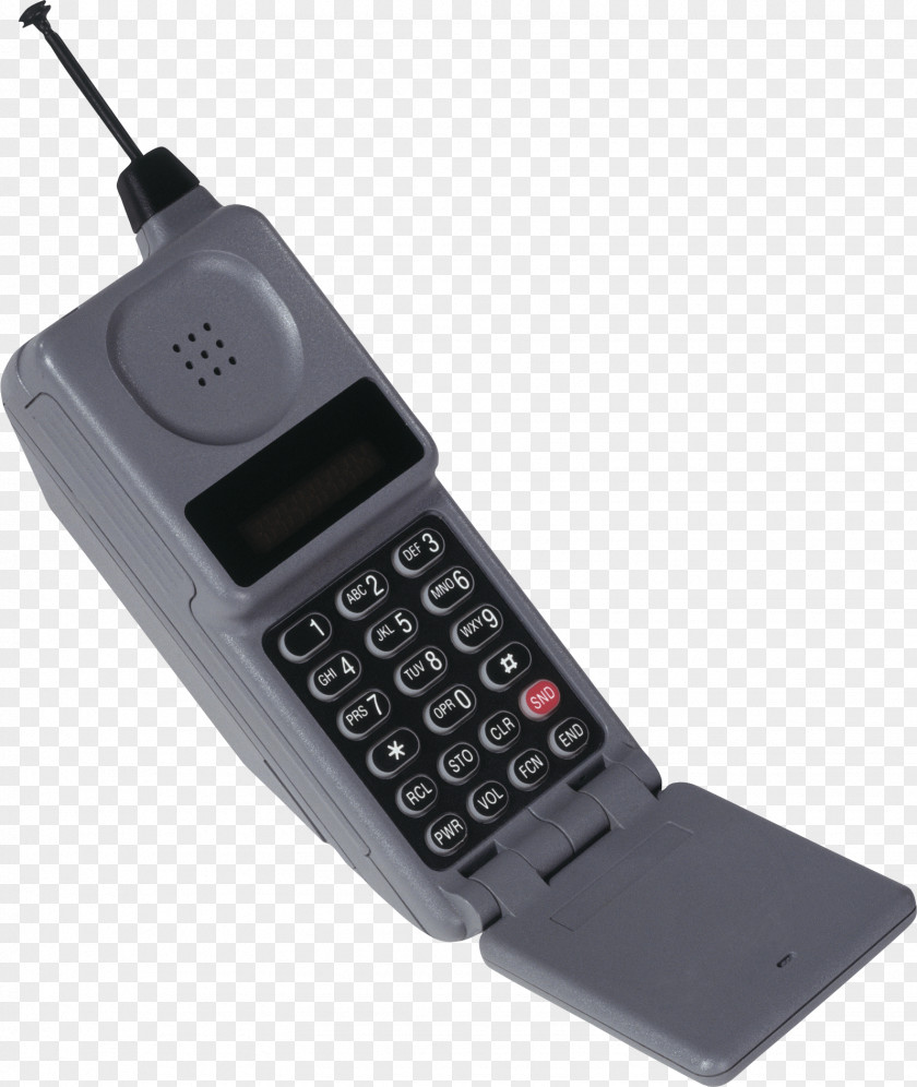 Cellphone IPhone Motorola DynaTAC Clamshell Design Telephone Smartphone PNG