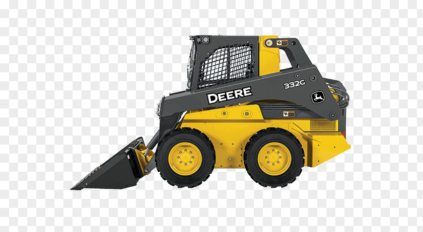 Skid Steer John Deere Skid-steer Loader Compact Excavator Tractor PNG