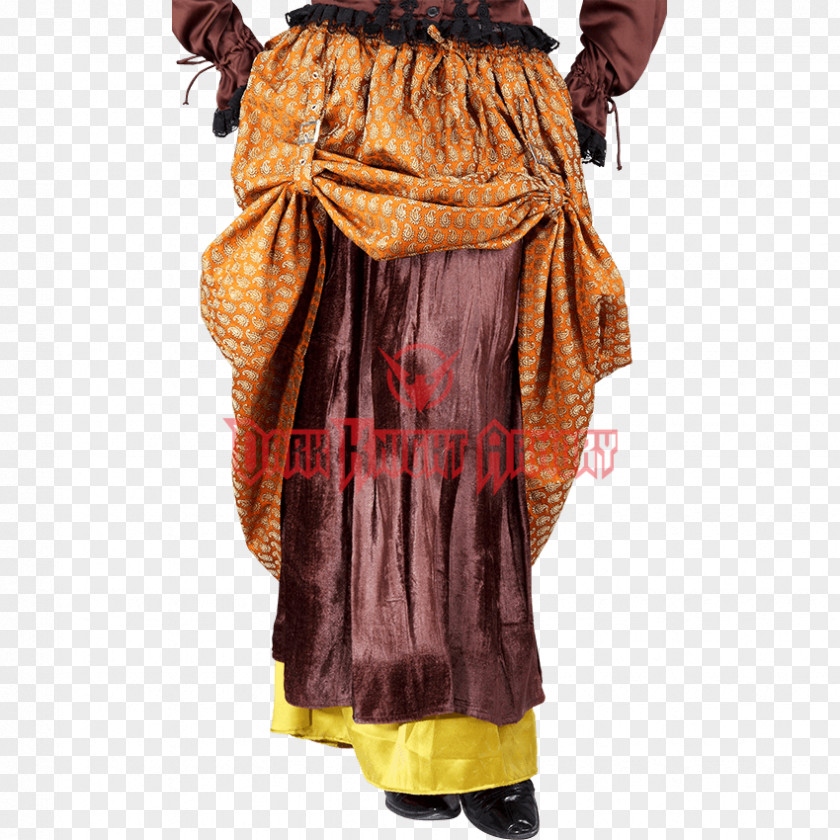 Woman Victorian Era Steampunk Fashion Robe Costume PNG