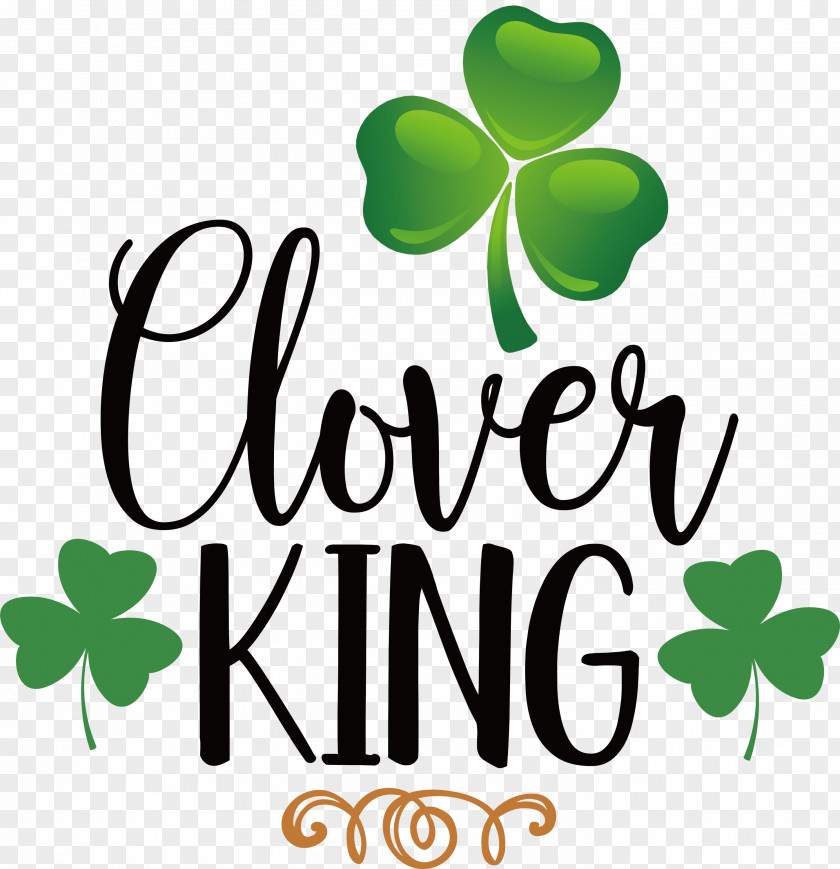 Clover King St Patricks Day Saint Patrick PNG