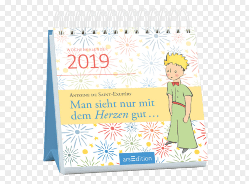 Elegant Man Sieht Nur Mit Dem Herzen Gut 2018: BUCHKALENDER The Little Prince Calendar 0 PNG