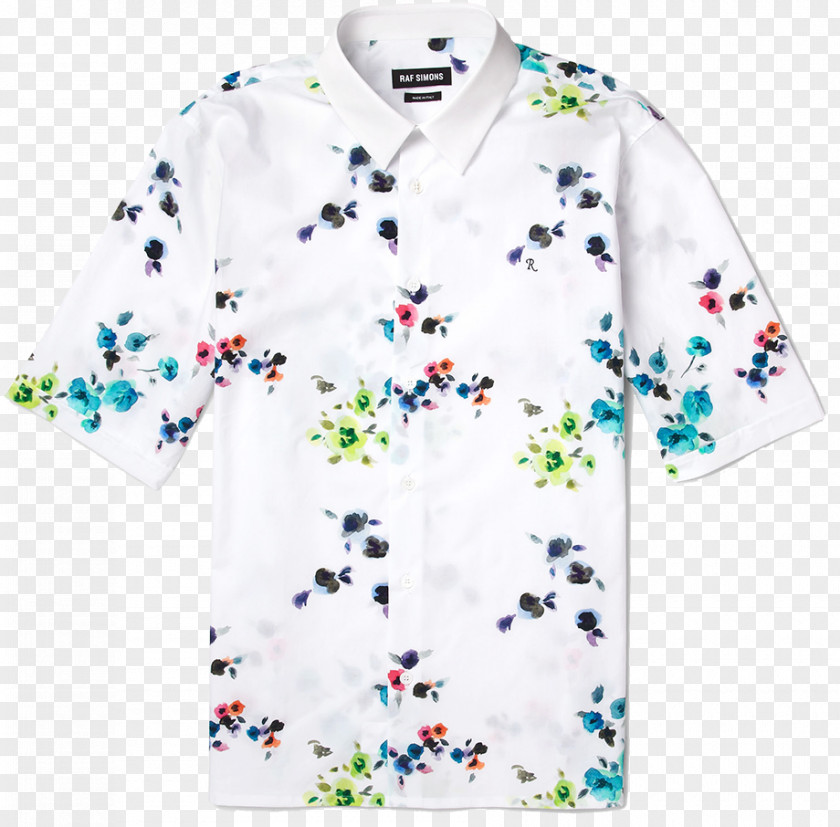Hand-painted Floral Material T-shirt Sleeve Fashion Clothing PNG
