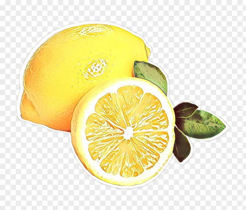 Lemonlime Persian Lime Lemon Citrus Yellow Citron Fruit PNG
