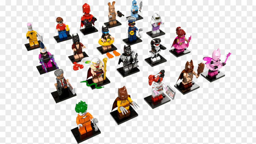 The Lego Movie Batman Minifigures Bag PNG