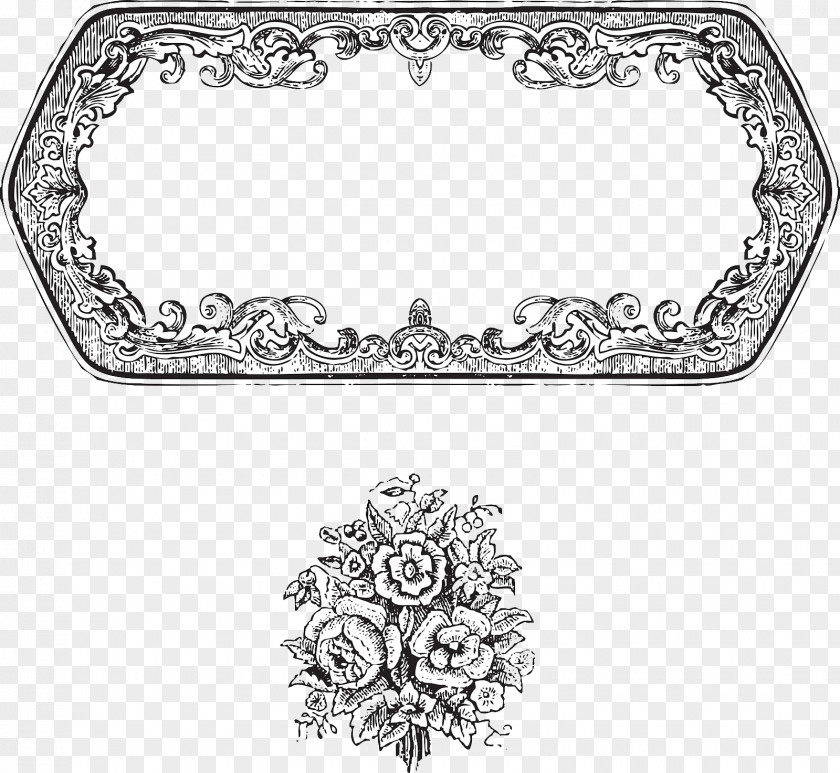 Vintage Border Frame HD Picture Ornament Clip Art PNG