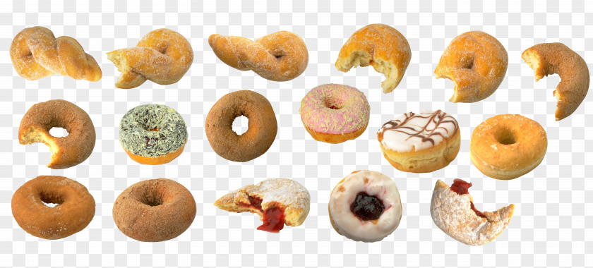 Cannabis Variety Of Donuts Cider Doughnut Bagel PNG