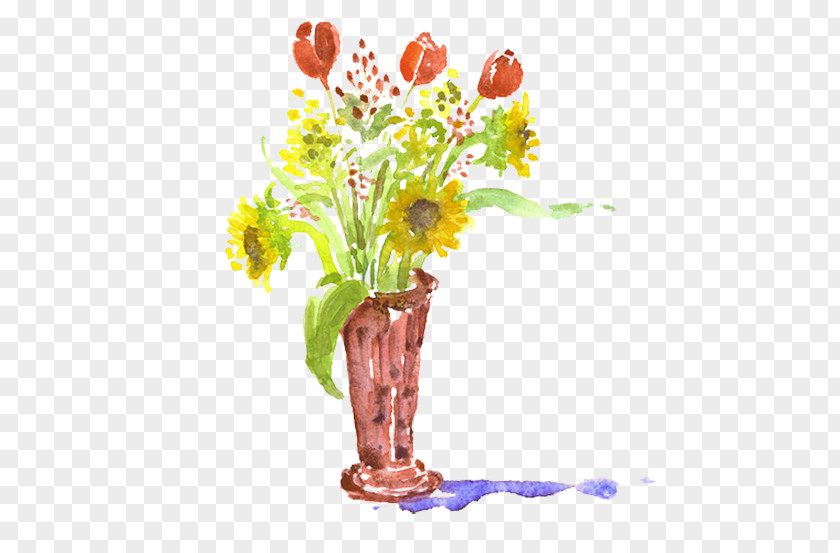 Flower In The Vase Floral Design Cut Flowers PNG