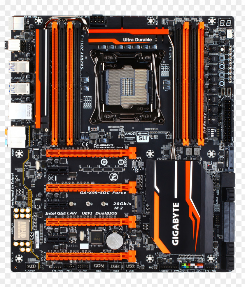 Motherboard Intel X99 Gigabyte Technology LGA 2011 PNG