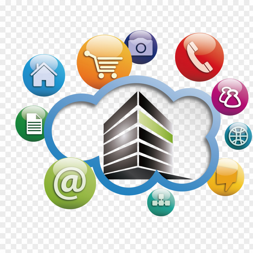 Technology Era Cloud Computing Server PNG