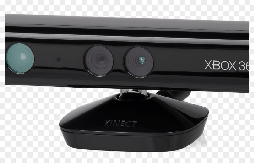 360 Camera Kinect Adventures! Xbox Black Game Controllers PNG