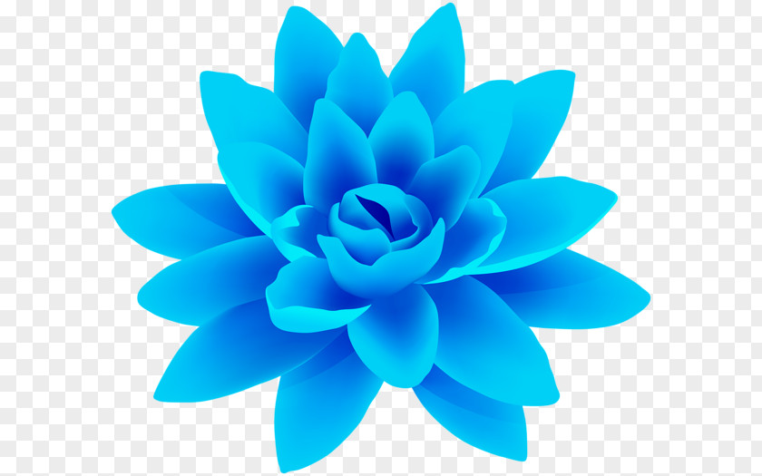 Blue Flowering Bonsai Flower Clip Art Image PNG