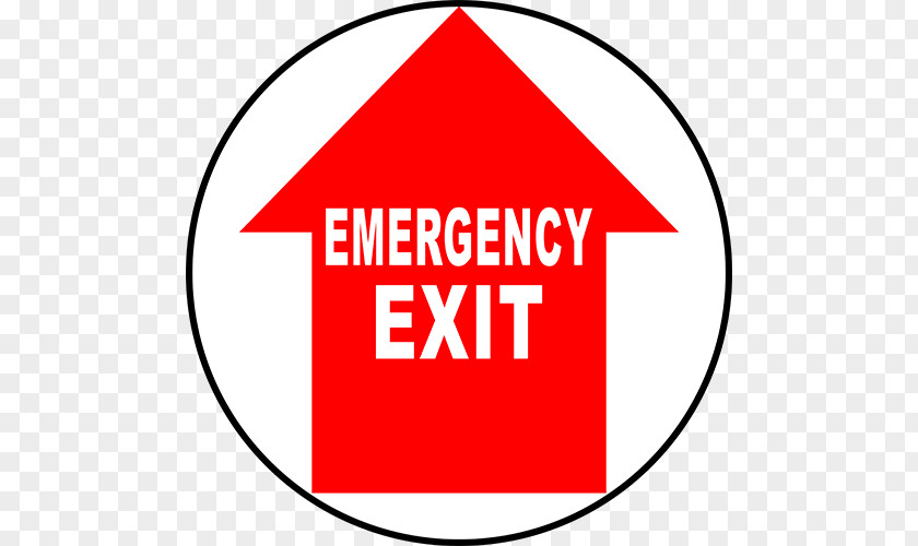 Emergency Door Exit Sign Management Safety PNG