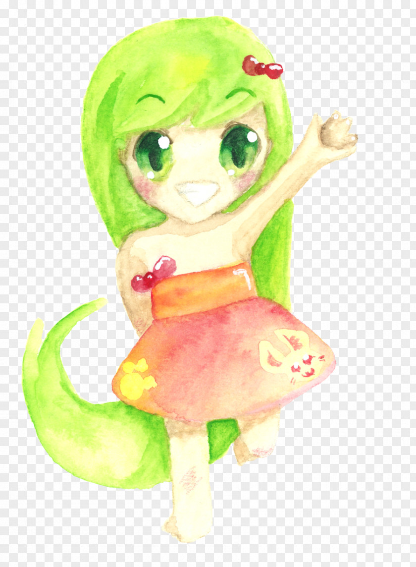 Frog Tree Fairy Green PNG