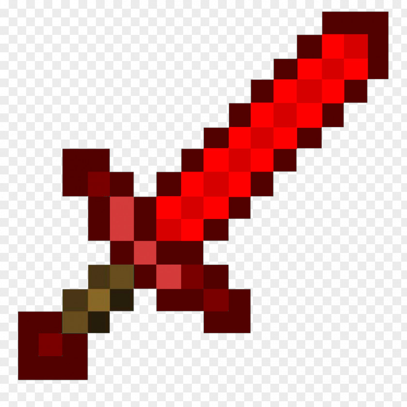 Mine Craft Minecraft: Pocket Edition Red Stone Sword Weapon PNG