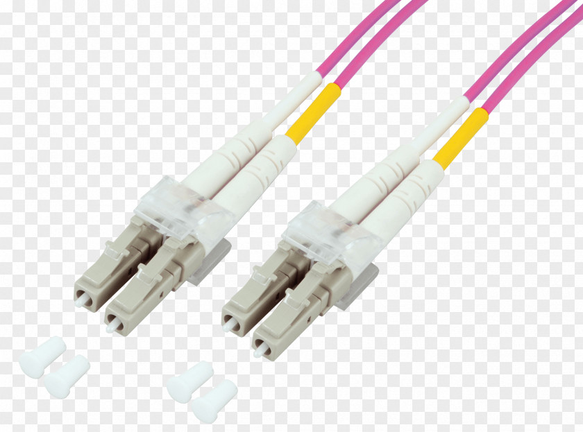 Optical Fiber Glass Cable Multi-mode Connector PNG