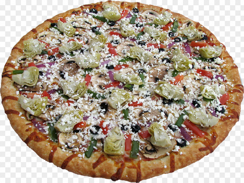 Pizza California-style Sicilian Greek Cuisine PNG