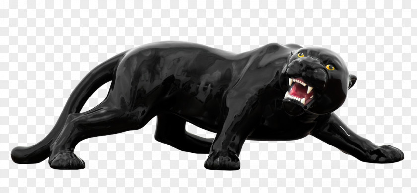 Safari Animals Black Panther Porcelain Ceramic Dog Breed Pantera PNG