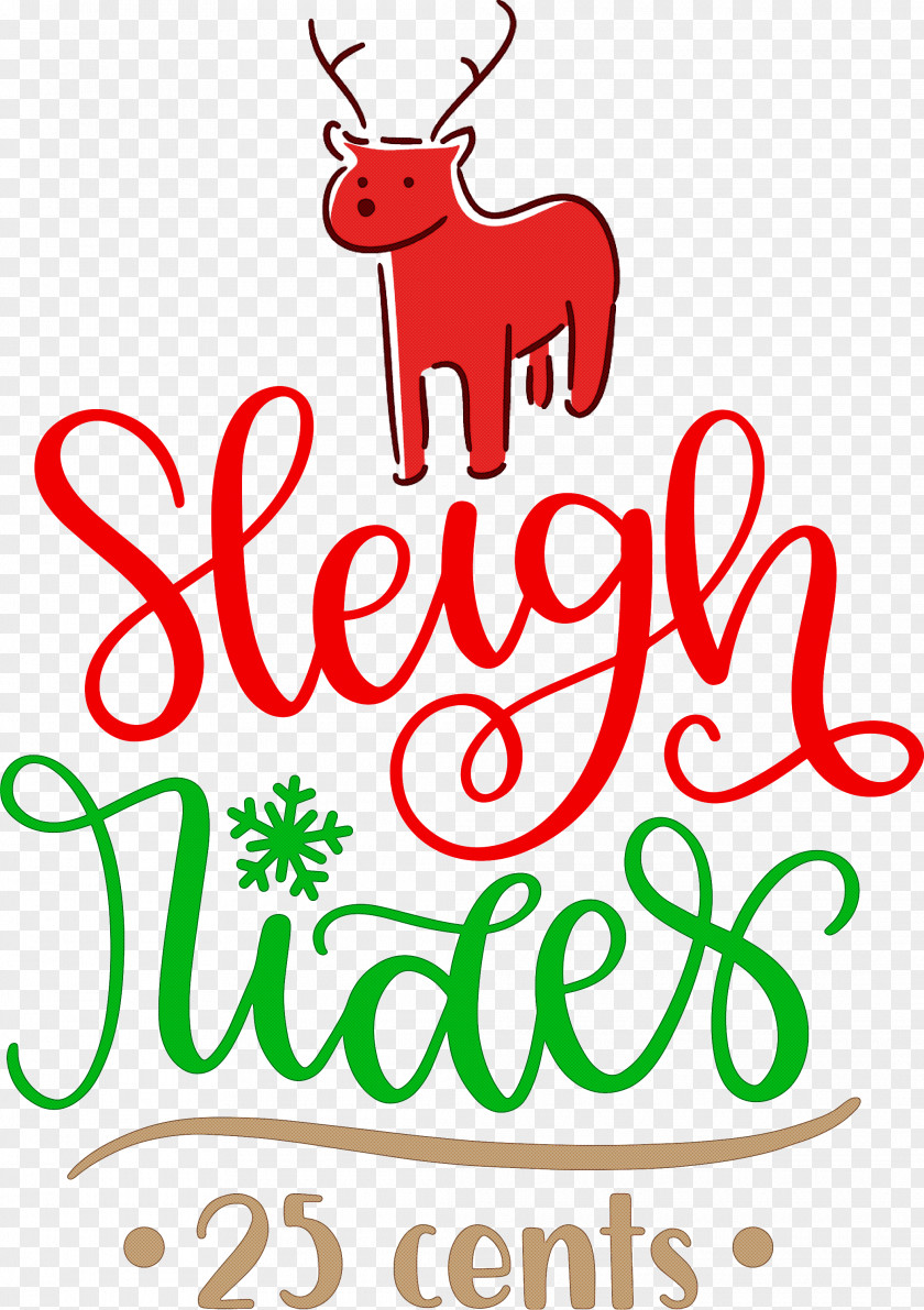 Sleigh Rides Deer Reindeer PNG