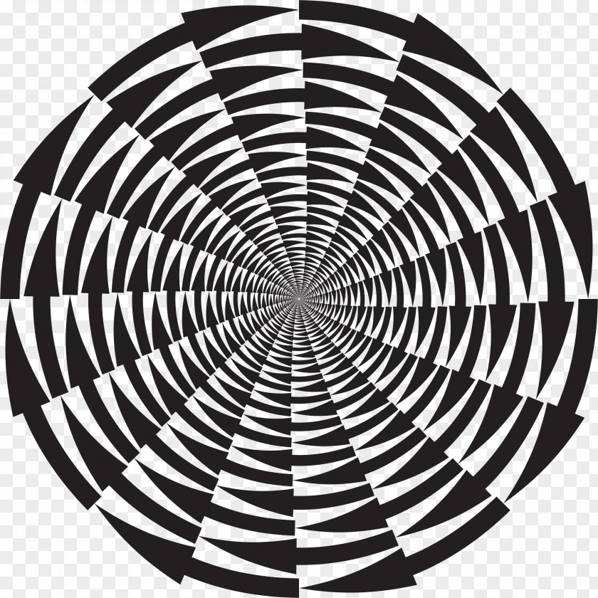 Vortex Optical Illusion Optics Fraser Spiral Barberpole PNG
