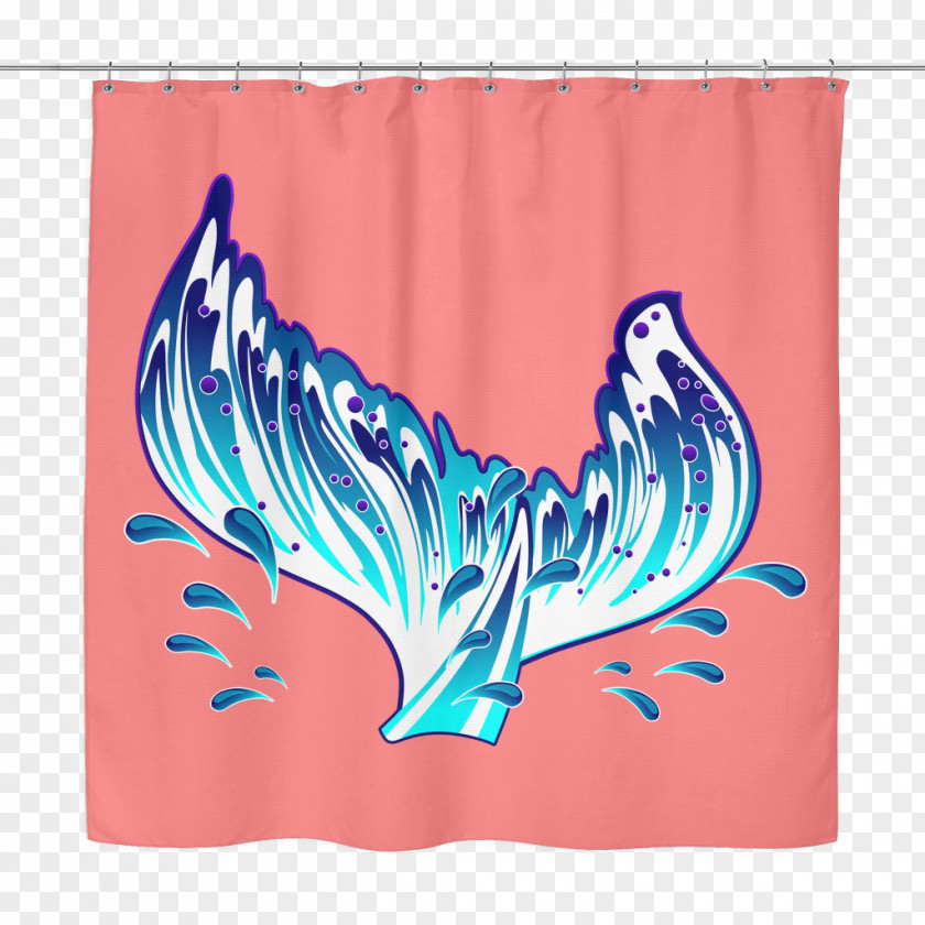 Dachshund And Flag Douchegordijn Textile Mermaid Ariel Curtain PNG