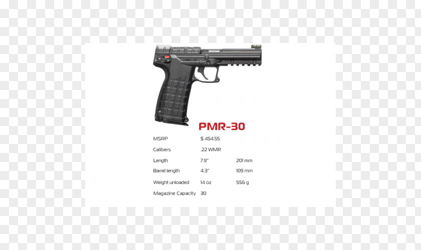 Handgun Kel-Tec PMR-30 .22 Winchester Magnum Rimfire Trigger Firearm Gun Barrel PNG