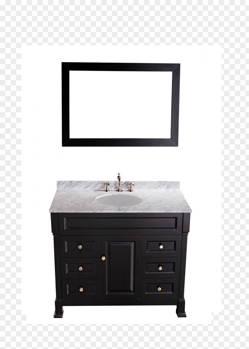 Sink Countertop Bathroom Cabinet Drawer Modern PNG