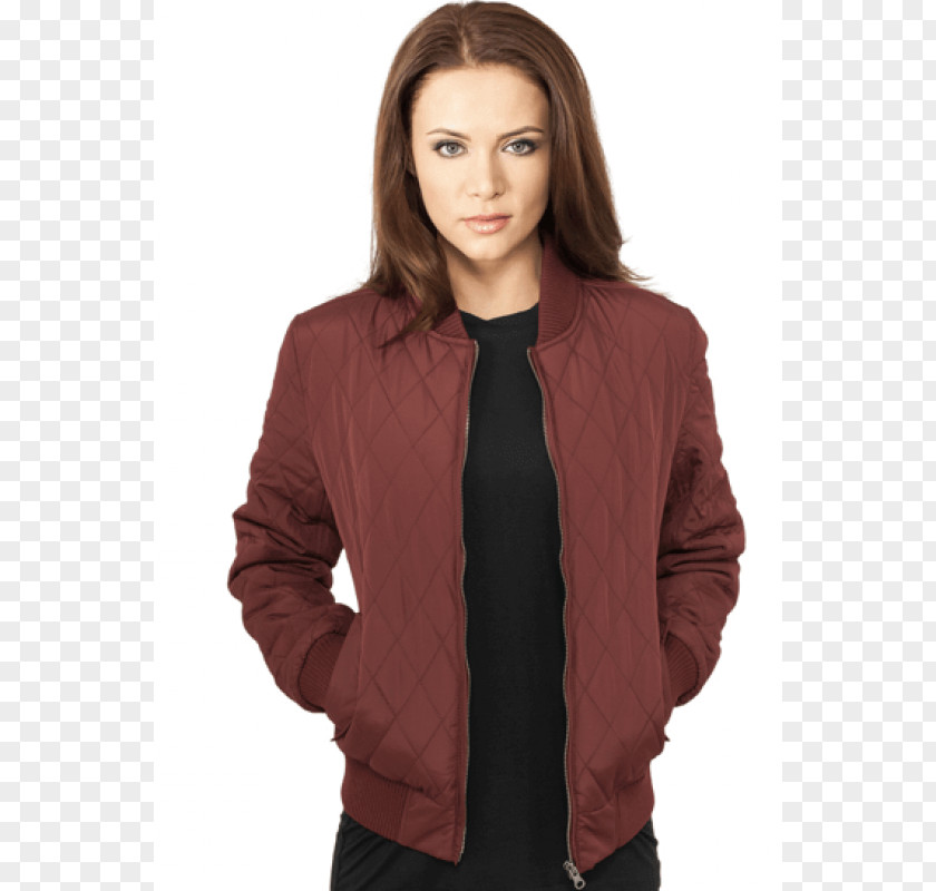 Urban Women Flight Jacket Blouson Leather MA-1 Bomber PNG