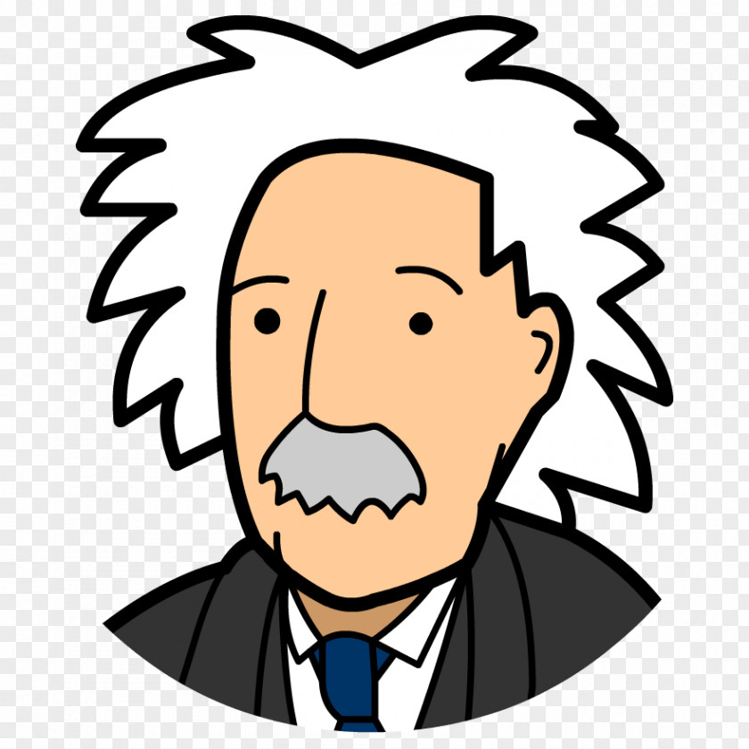 Albert Einstein Facial Hair Clip Art PNG