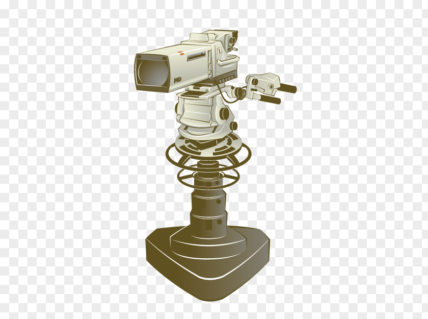 Cartoon Surveillance Cameras Video Camera Television Illustration PNG