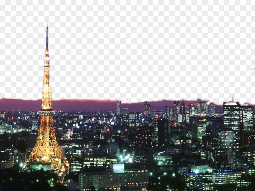 Eiffel Tower In Paris Four Tokyo Skytree Wallpaper PNG