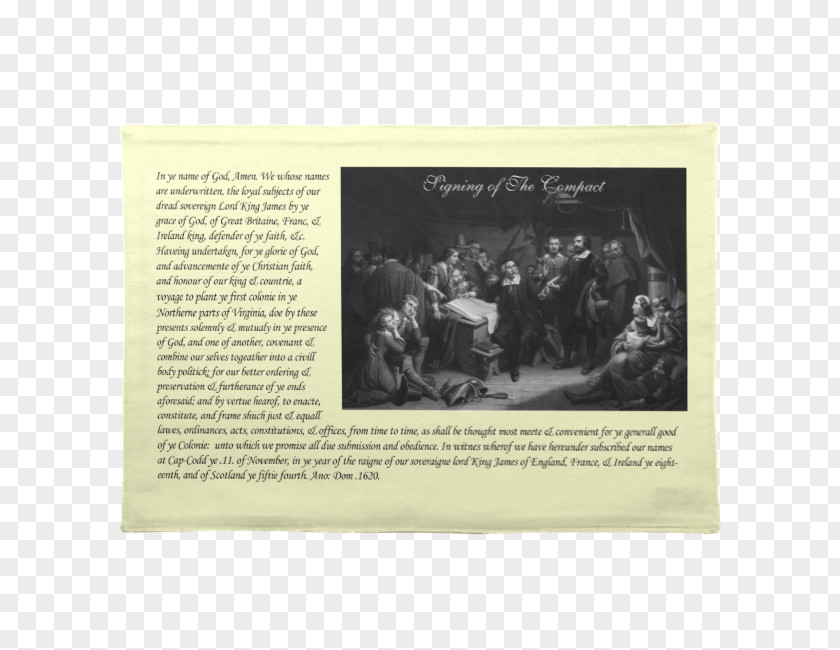 Mayflower Plymouth Colony Signing The Compact 1620s Plimoth Plantation PNG