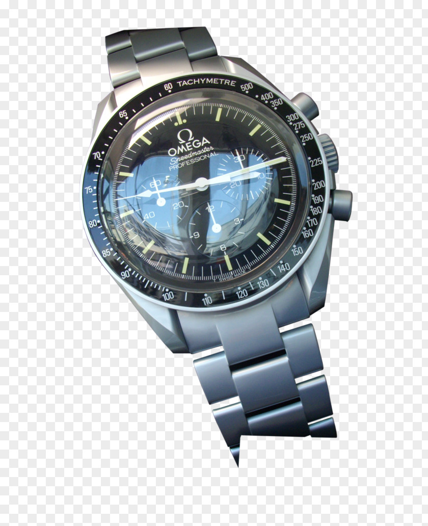 Omega Watch Steel Strap PNG