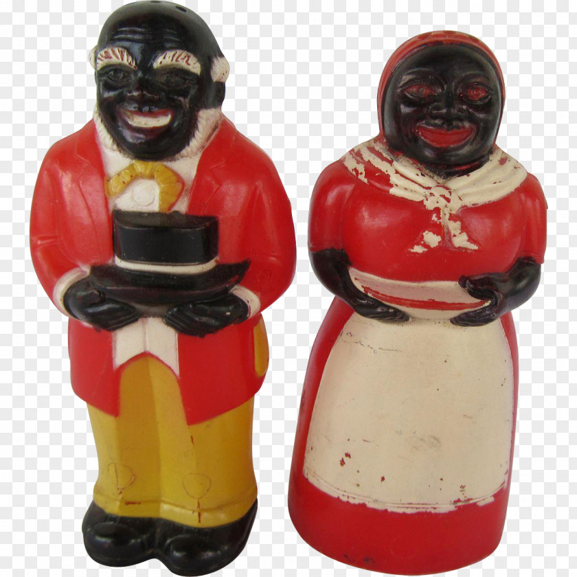 Salt & Pepper Shakers Figurine Black PNG