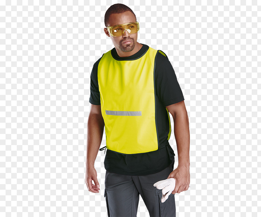 T-shirt Gilets Bib High-visibility Clothing Workwear PNG
