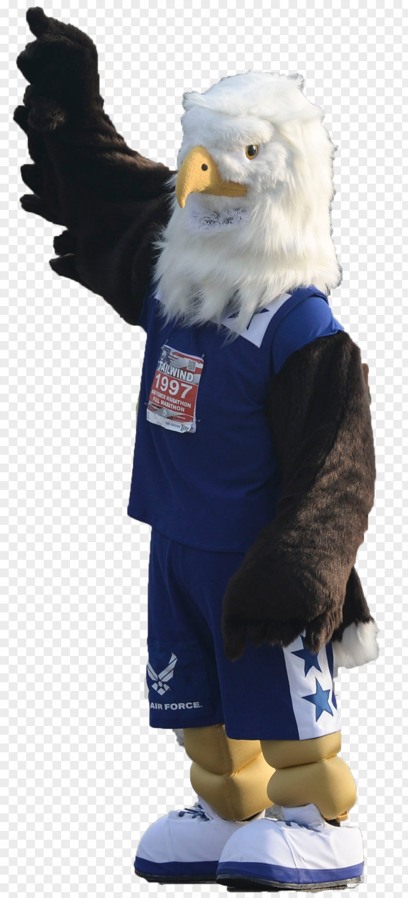 Bird Of Prey Cobalt Blue Mascot Costume PNG