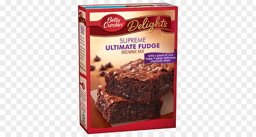 Brownie Mix Chocolate Betty Crocker Fudge Delights Supreme Cookie Bars 19.5 Oz PNG